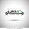 Super Fit Gym & Fitness Club logo